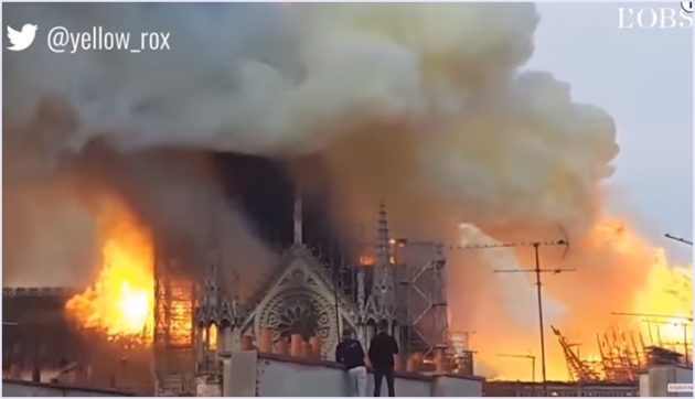 フランス,ノートルダム大聖堂火災